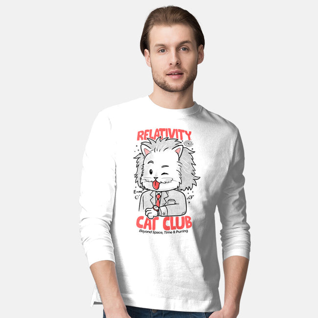 Relativity Cat Club-Mens-Long Sleeved-Tee-Umberto Vicente
