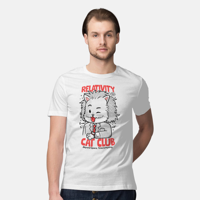 Relativity Cat Club-Mens-Premium-Tee-Umberto Vicente