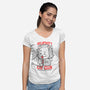 Relativity Cat Club-Womens-V-Neck-Tee-Umberto Vicente