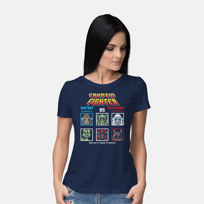 Cryptid Fighter-Womens-Basic-Tee-jrberger
