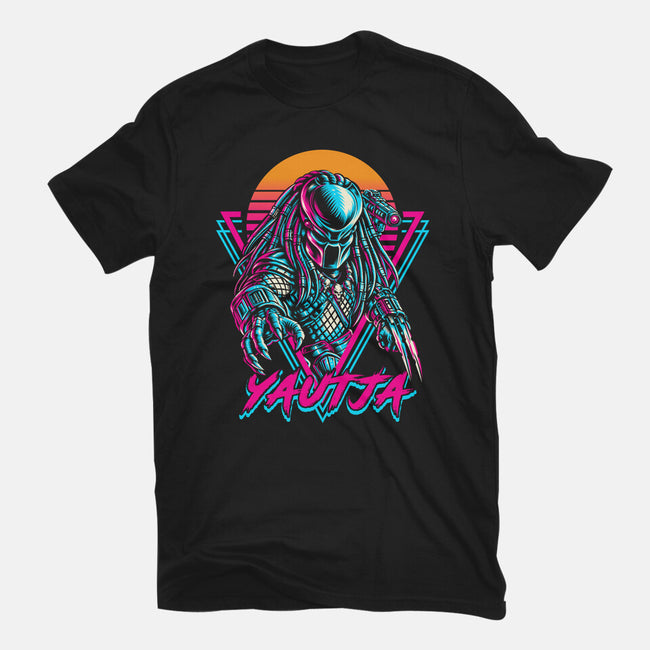 Yautja Synthwave-Mens-Heavyweight-Tee-CarloJ1956