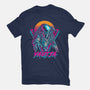 Yautja Synthwave-Womens-Basic-Tee-CarloJ1956