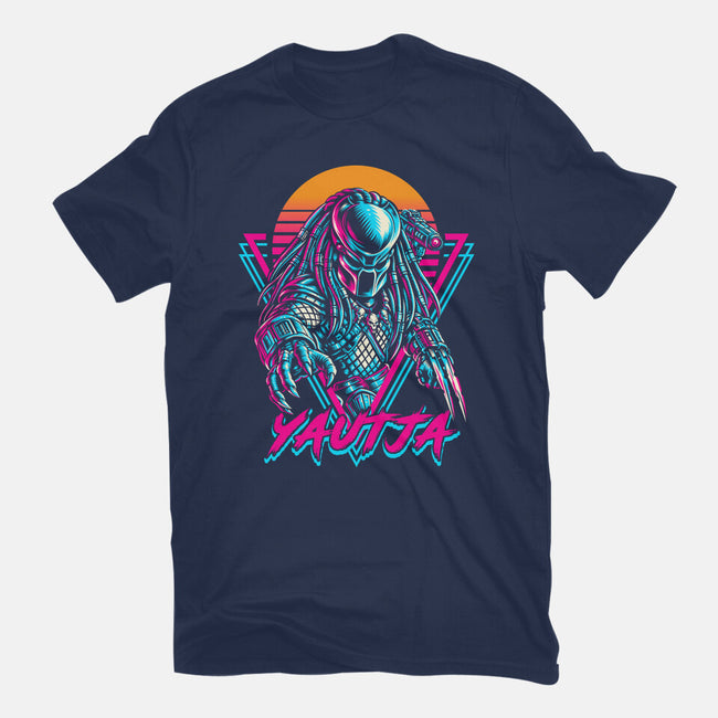Yautja Synthwave-Mens-Heavyweight-Tee-CarloJ1956