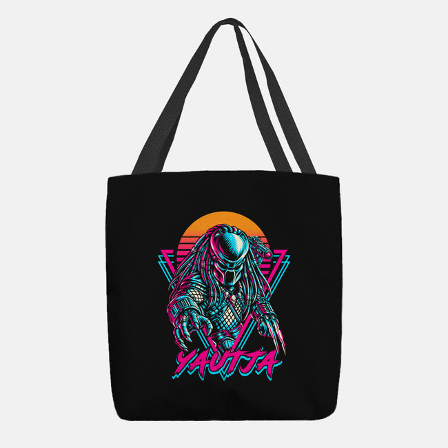 Yautja Synthwave-None-Basic Tote-Bag-CarloJ1956