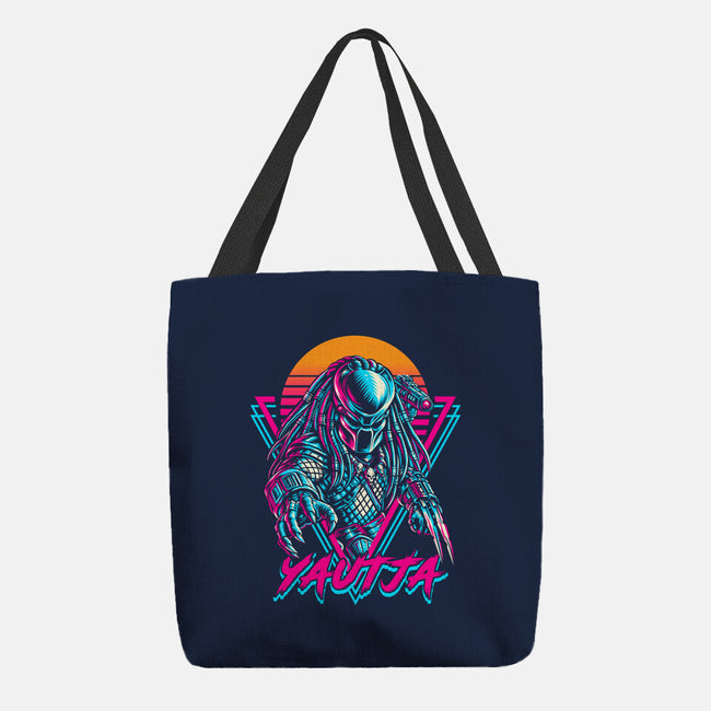 Yautja Synthwave-None-Basic Tote-Bag-CarloJ1956