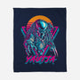Yautja Synthwave-None-Fleece-Blanket-CarloJ1956