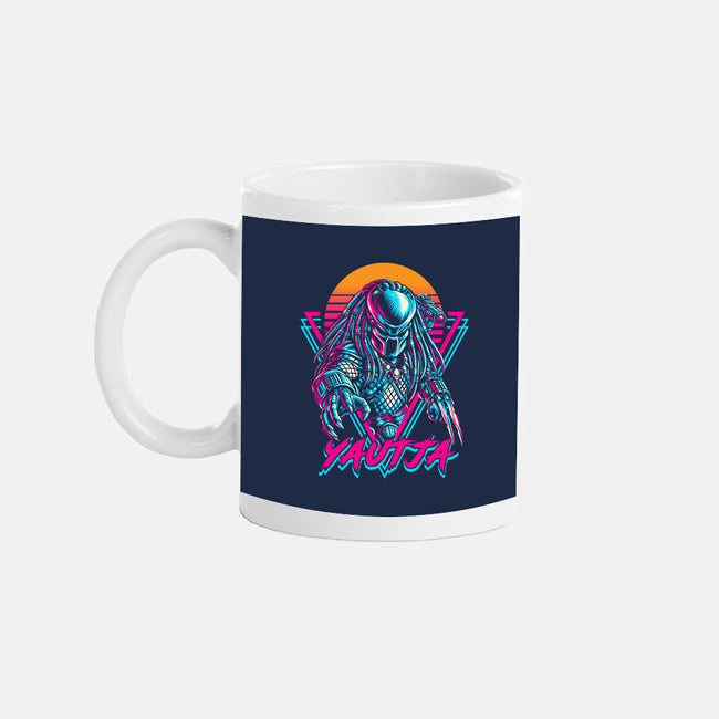 Yautja Synthwave-None-Mug-Drinkware-CarloJ1956