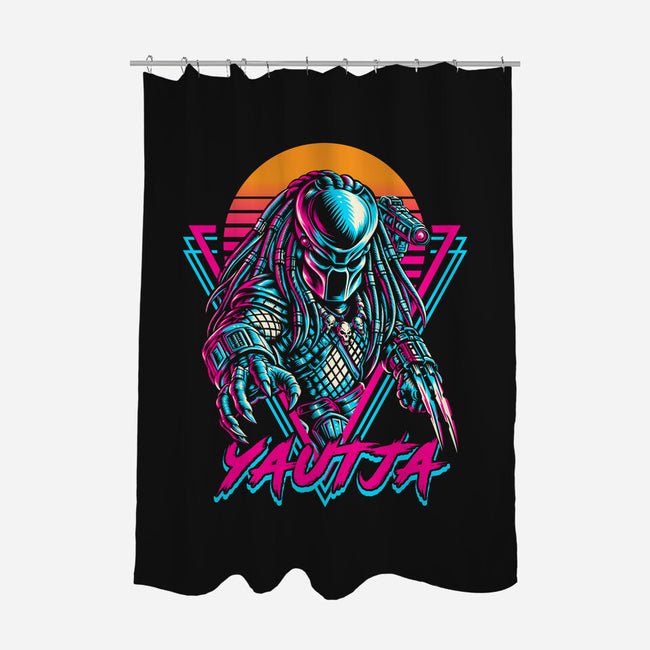 Yautja Synthwave-None-Polyester-Shower Curtain-CarloJ1956