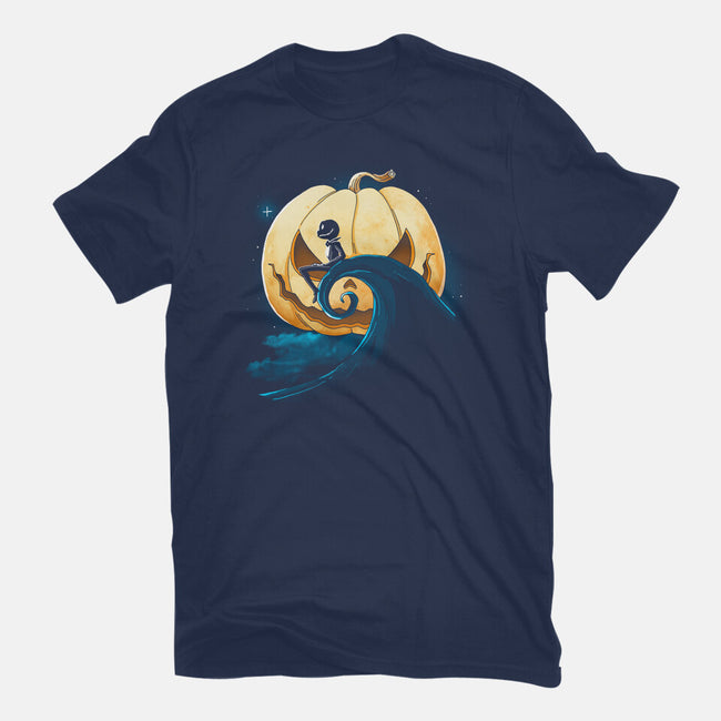 Pumpkin Moon-Womens-Basic-Tee-Vallina84