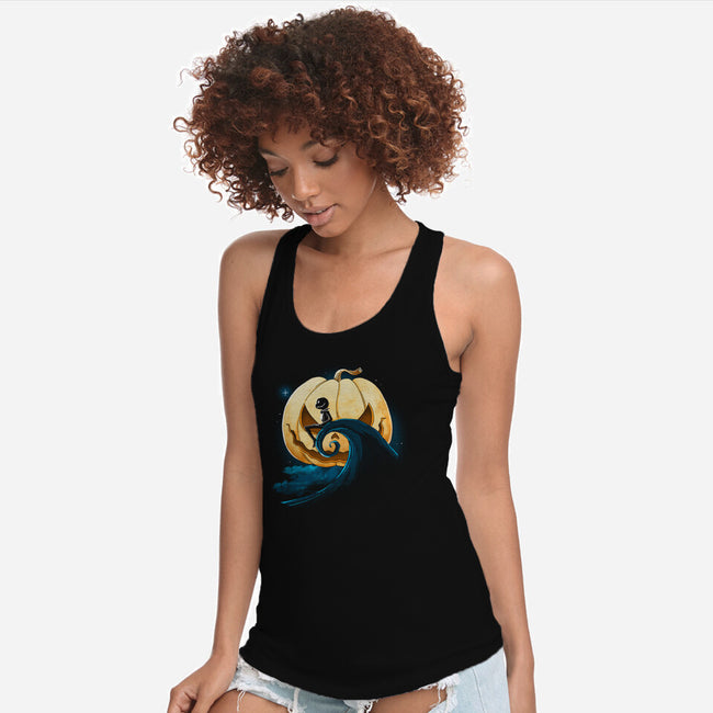 Pumpkin Moon-Womens-Racerback-Tank-Vallina84