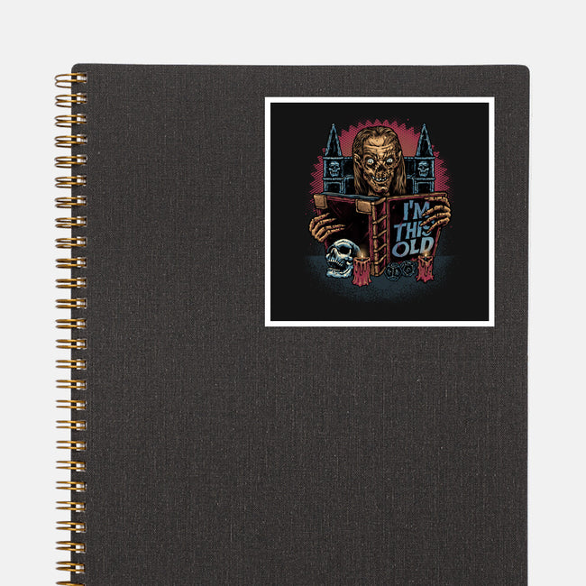 The Old Keeper-None-Glossy-Sticker-glitchygorilla