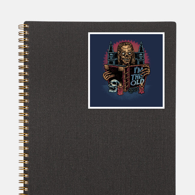 The Old Keeper-None-Glossy-Sticker-glitchygorilla
