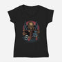 The Old Keeper-Womens-V-Neck-Tee-glitchygorilla