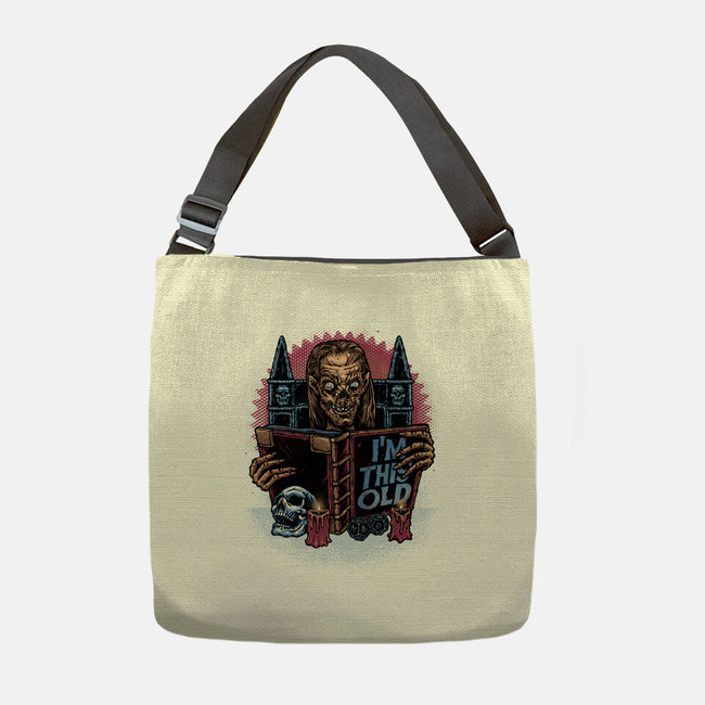 The Old Keeper-None-Adjustable Tote-Bag-glitchygorilla