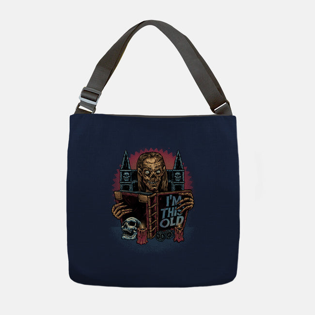 The Old Keeper-None-Adjustable Tote-Bag-glitchygorilla