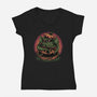 Tentacle Or Treat-Womens-V-Neck-Tee-glitchygorilla
