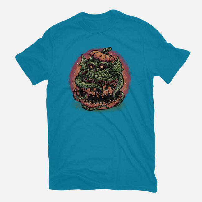 Tentacle Or Treat-Womens-Basic-Tee-glitchygorilla