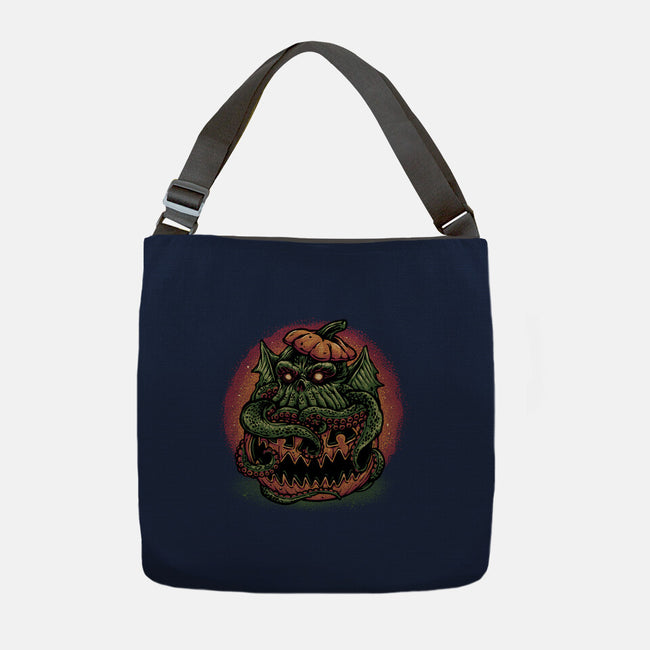Tentacle Or Treat-None-Adjustable Tote-Bag-glitchygorilla