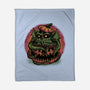 Tentacle Or Treat-None-Fleece-Blanket-glitchygorilla