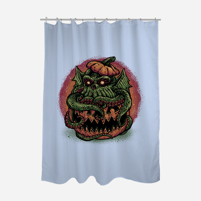 Tentacle Or Treat-None-Polyester-Shower Curtain-glitchygorilla