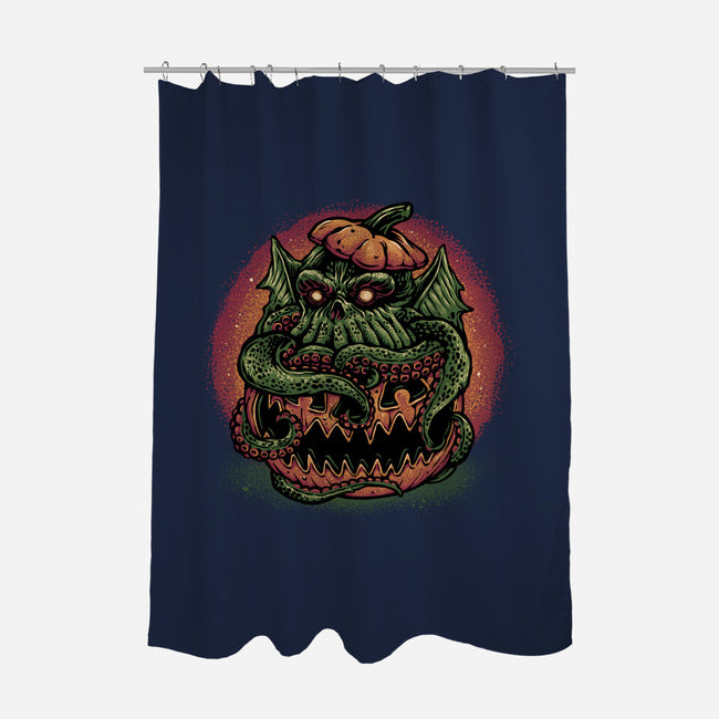 Tentacle Or Treat-None-Polyester-Shower Curtain-glitchygorilla