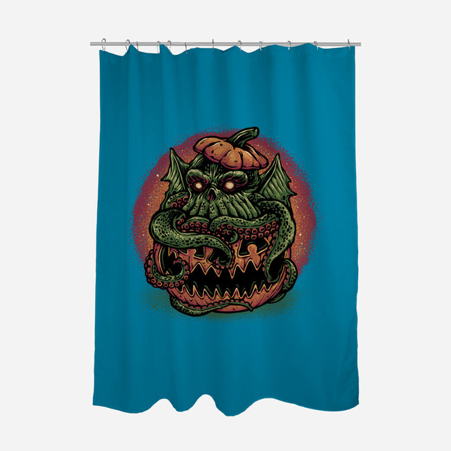 Tentacle Or Treat-None-Polyester-Shower Curtain-glitchygorilla