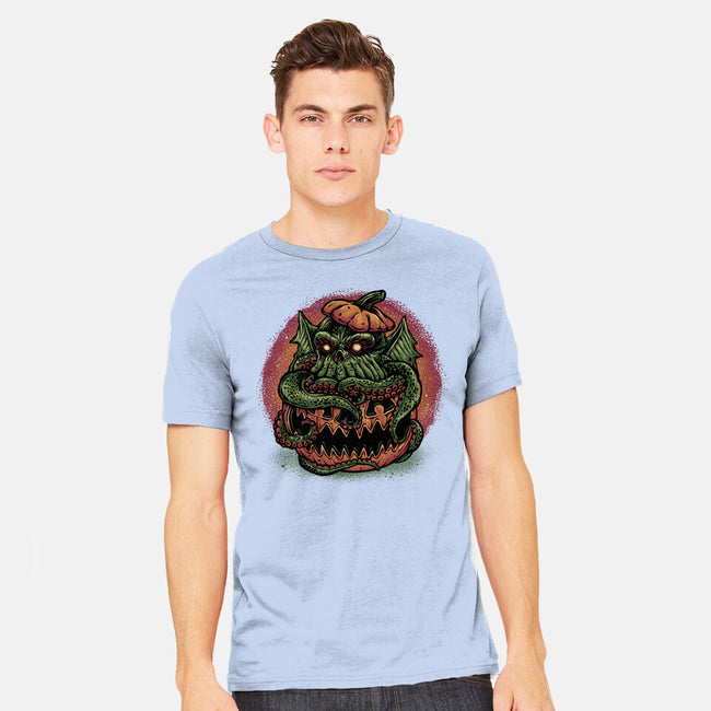 Tentacle Or Treat-Mens-Heavyweight-Tee-glitchygorilla