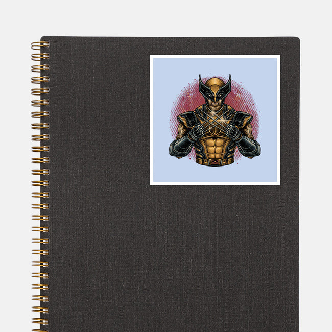 Adamantium Inside Me-None-Glossy-Sticker-glitchygorilla