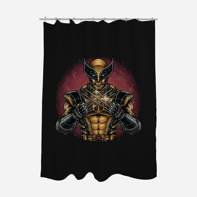 Adamantium Inside Me-None-Polyester-Shower Curtain-glitchygorilla