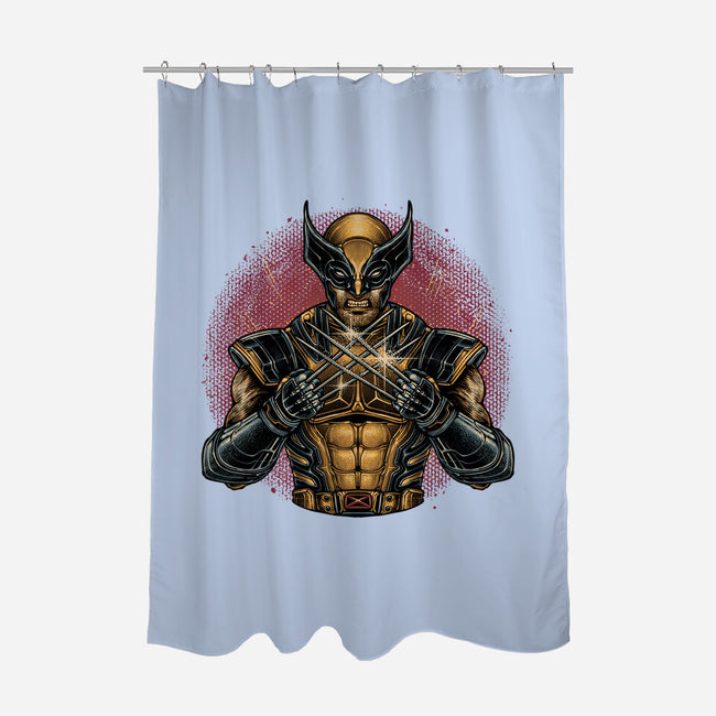 Adamantium Inside Me-None-Polyester-Shower Curtain-glitchygorilla
