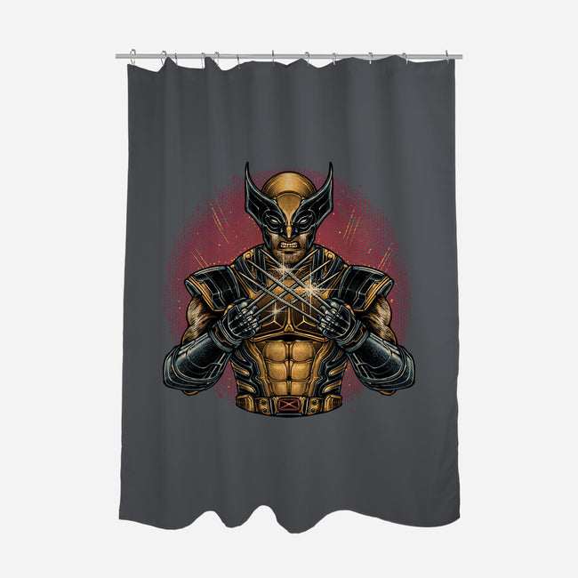 Adamantium Inside Me-None-Polyester-Shower Curtain-glitchygorilla