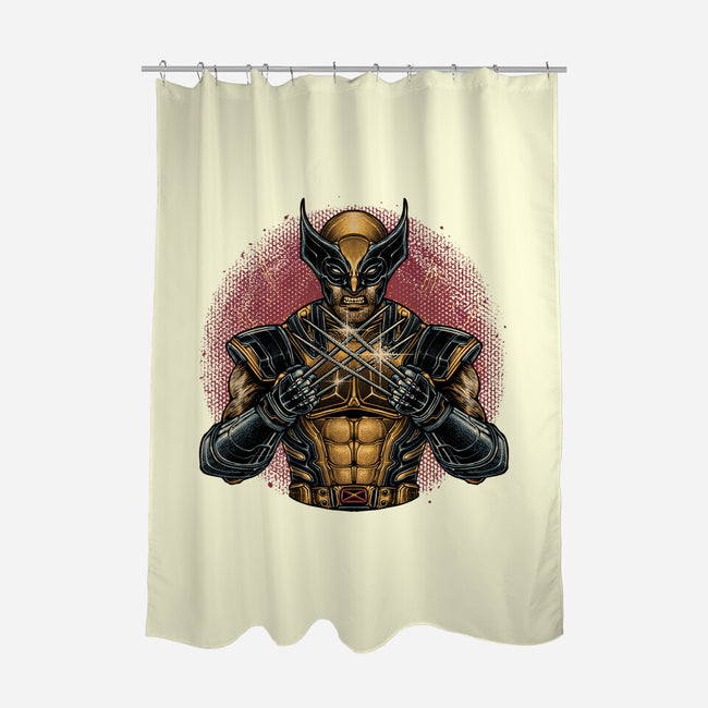 Adamantium Inside Me-None-Polyester-Shower Curtain-glitchygorilla