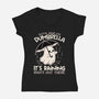Spooky Dumbrella-Womens-V-Neck-Tee-NemiMakeit