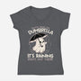 Spooky Dumbrella-Womens-V-Neck-Tee-NemiMakeit