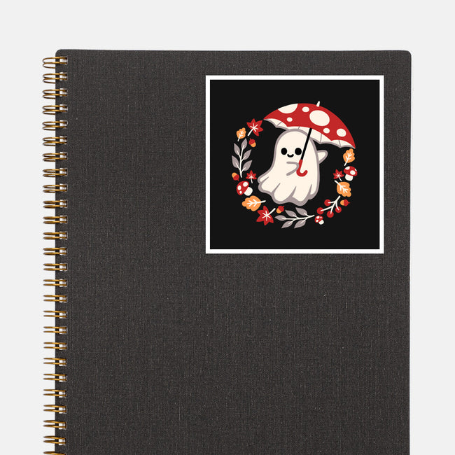 Spooky Mushroom-None-Glossy-Sticker-NemiMakeit