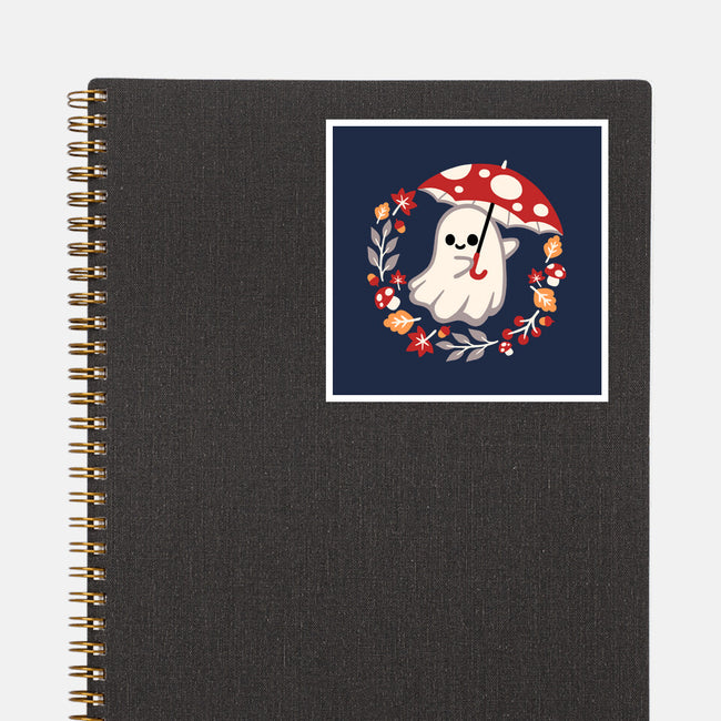 Spooky Mushroom-None-Glossy-Sticker-NemiMakeit