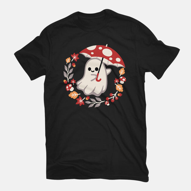 Spooky Mushroom-Unisex-Basic-Tee-NemiMakeit