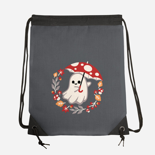 Spooky Mushroom-None-Drawstring-Bag-NemiMakeit