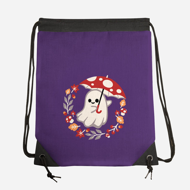 Spooky Mushroom-None-Drawstring-Bag-NemiMakeit