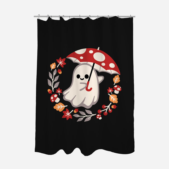 Spooky Mushroom-None-Polyester-Shower Curtain-NemiMakeit