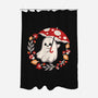 Spooky Mushroom-None-Polyester-Shower Curtain-NemiMakeit