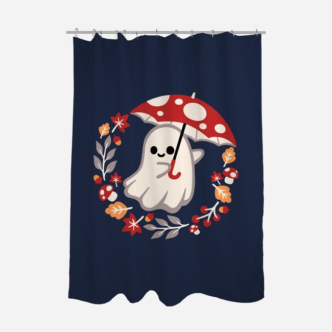 Spooky Mushroom-None-Polyester-Shower Curtain-NemiMakeit
