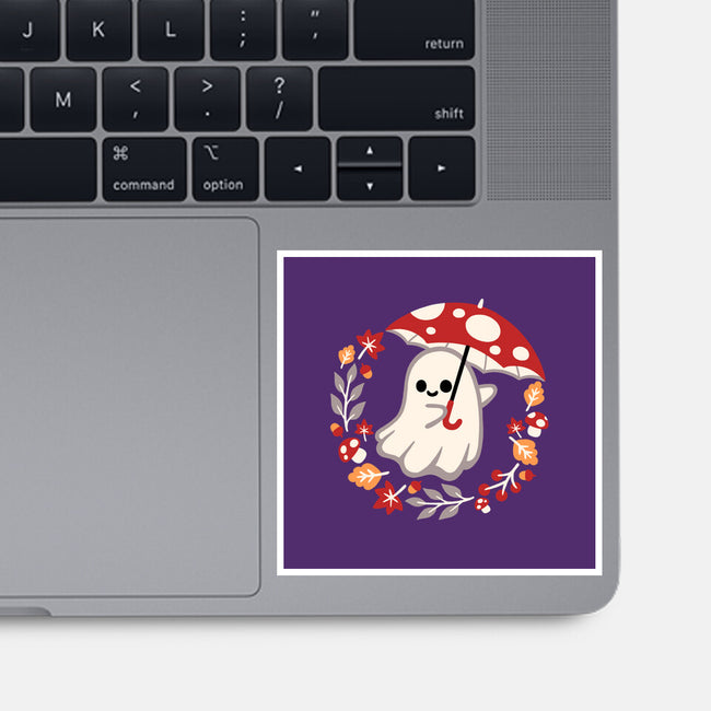 Spooky Mushroom-None-Glossy-Sticker-NemiMakeit