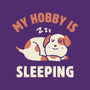 My Hobby Is Sleeping-Womens-Racerback-Tank-brunopires