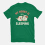 My Hobby Is Sleeping-Womens-Basic-Tee-brunopires
