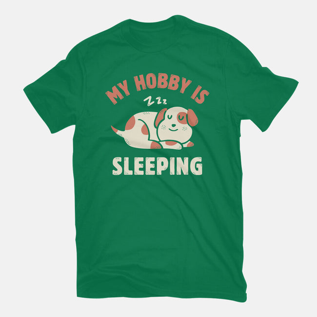 My Hobby Is Sleeping-Unisex-Basic-Tee-brunopires