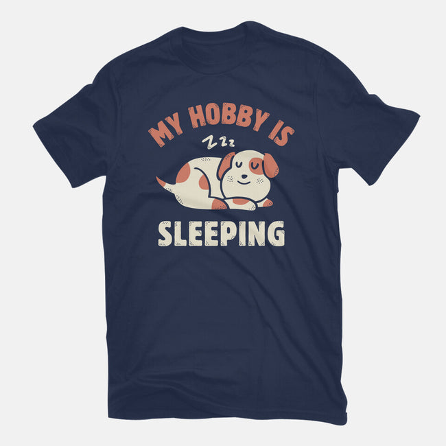 My Hobby Is Sleeping-Mens-Basic-Tee-brunopires
