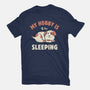 My Hobby Is Sleeping-Unisex-Basic-Tee-brunopires