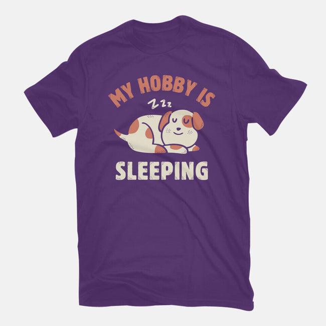 My Hobby Is Sleeping-Mens-Basic-Tee-brunopires
