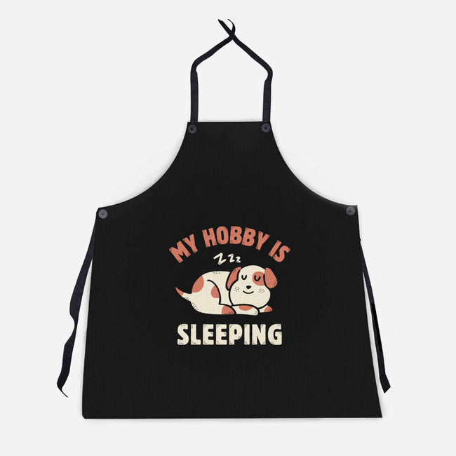 My Hobby Is Sleeping-Unisex-Kitchen-Apron-brunopires